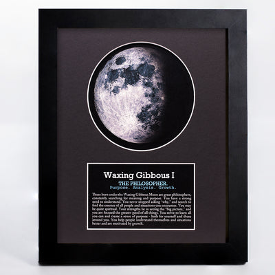 Waxing Gibbous I Moon Art