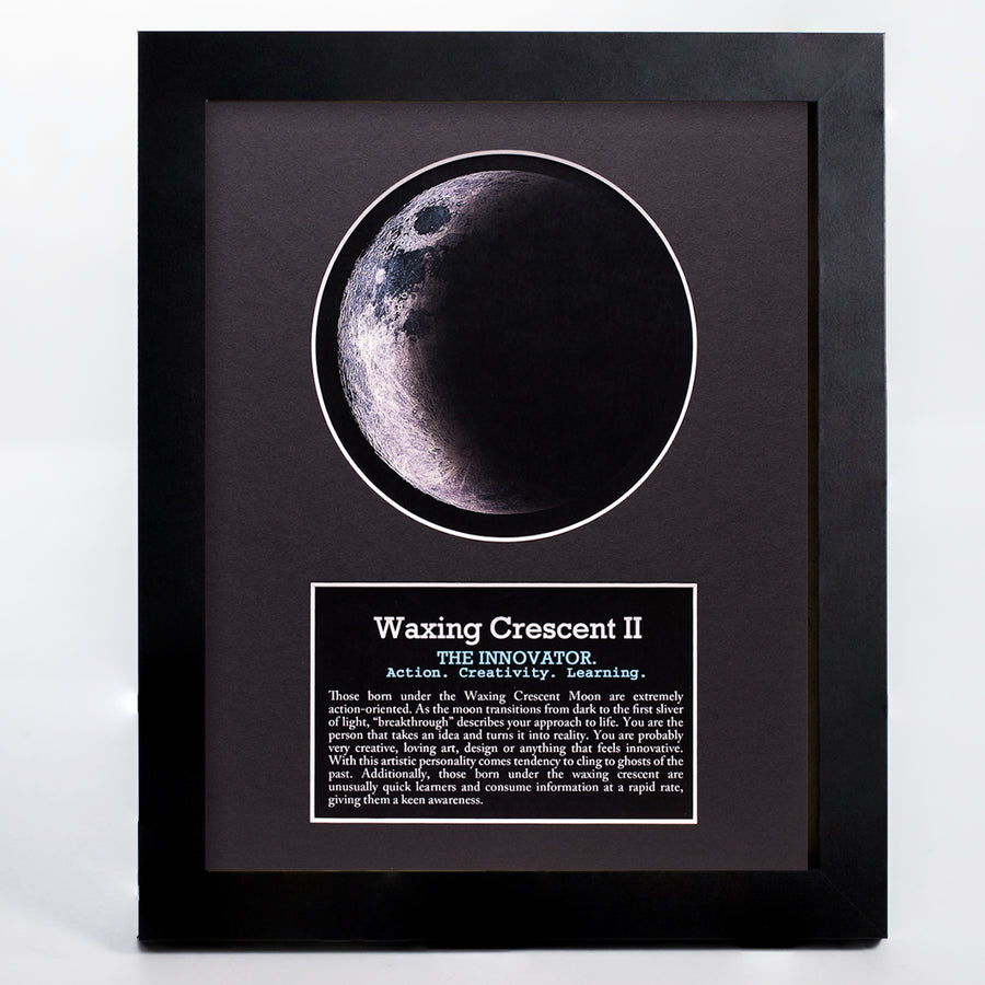 Waxing Crescent II Moon Art