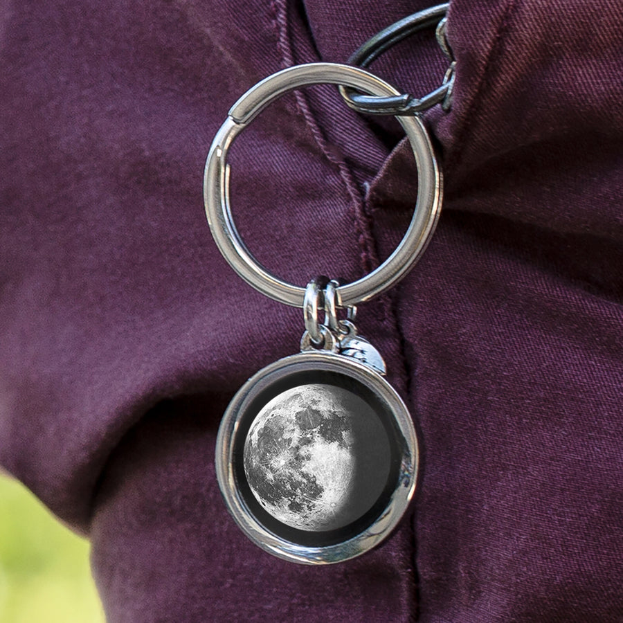 Waning Gibbous III Keychain