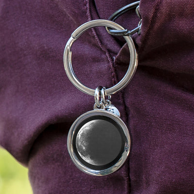 Waning Crescent II Keychain