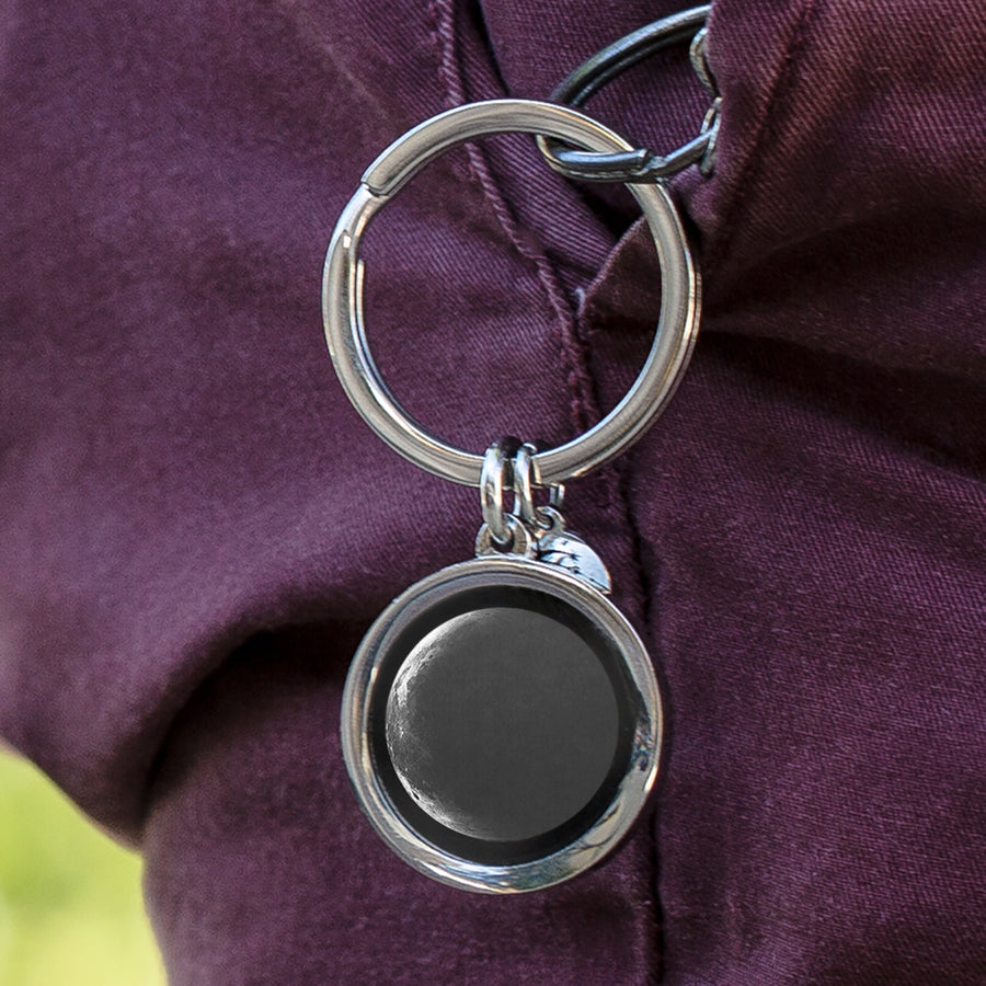 Waning Crescent III Keychain