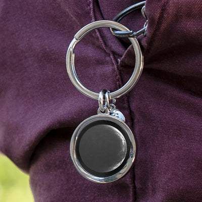 Waning Crescent III Keychain