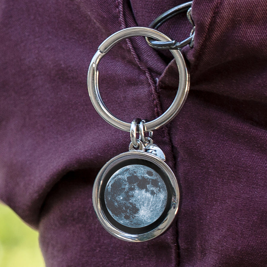 New Moon Keychain