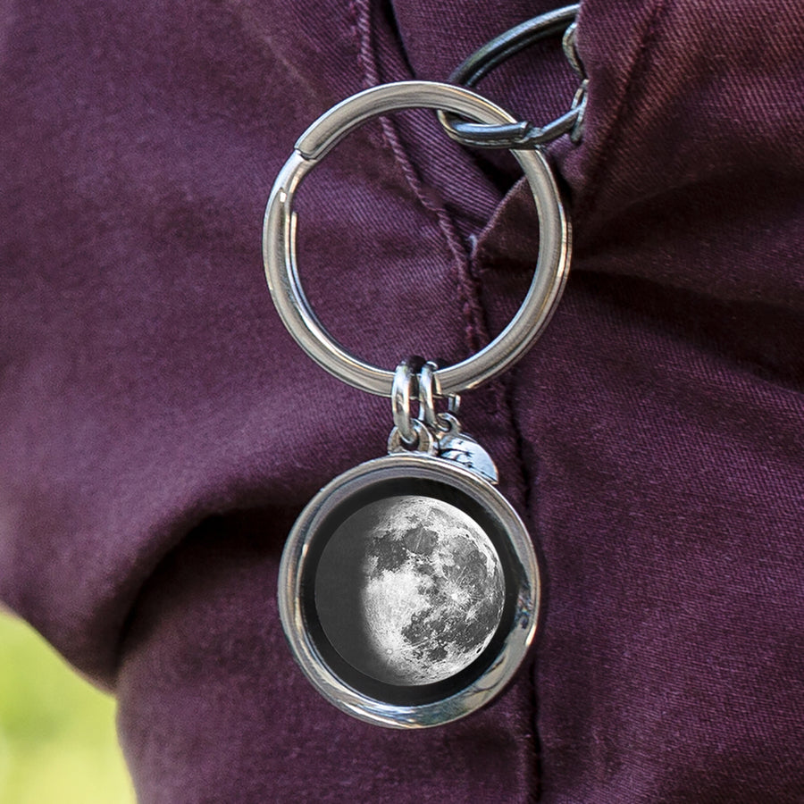 Waning Gibbous III Keychain