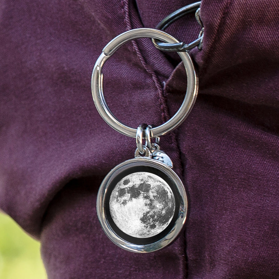 Full Moon Keychain