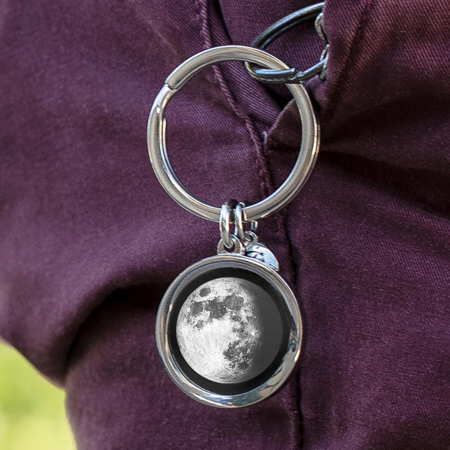 Waxing Gibbous II Keychain