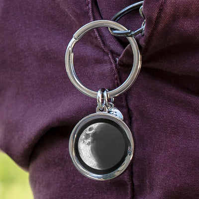 Waxing Crescent III Keychain