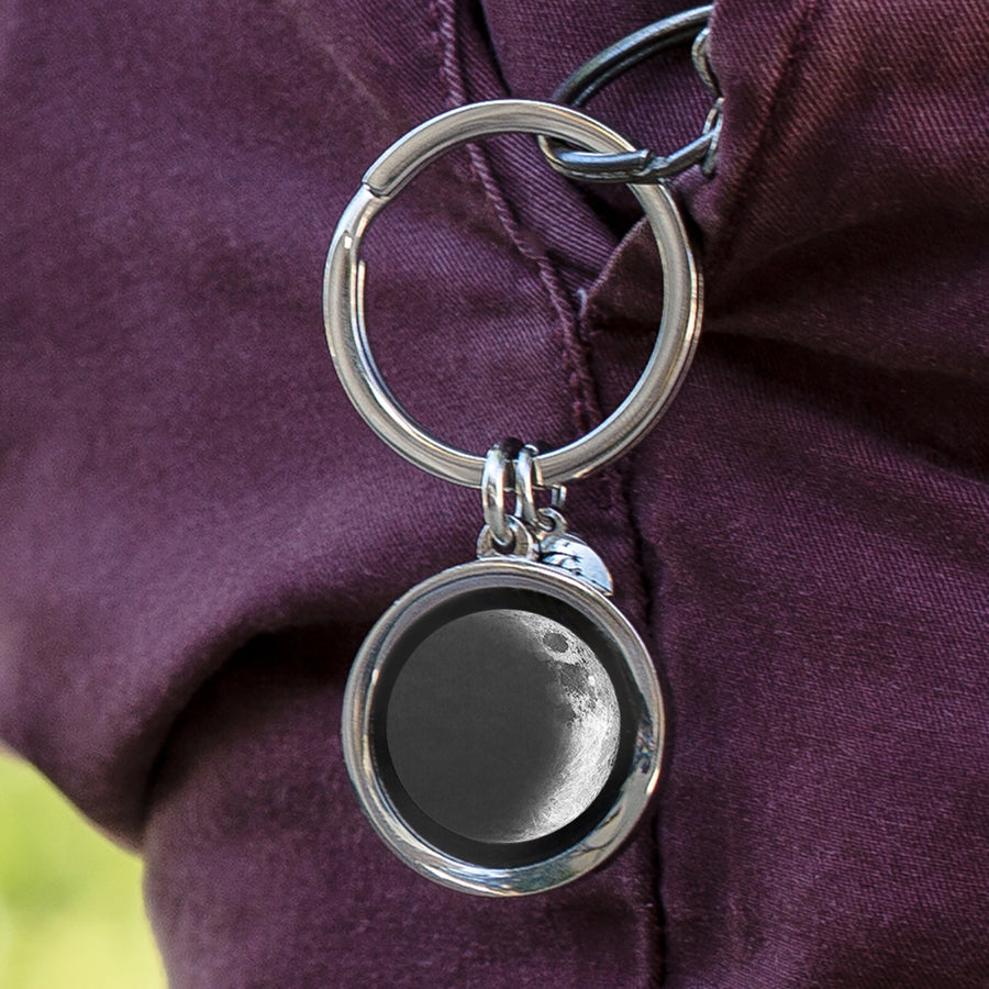 Waxing Crescent II Keychain