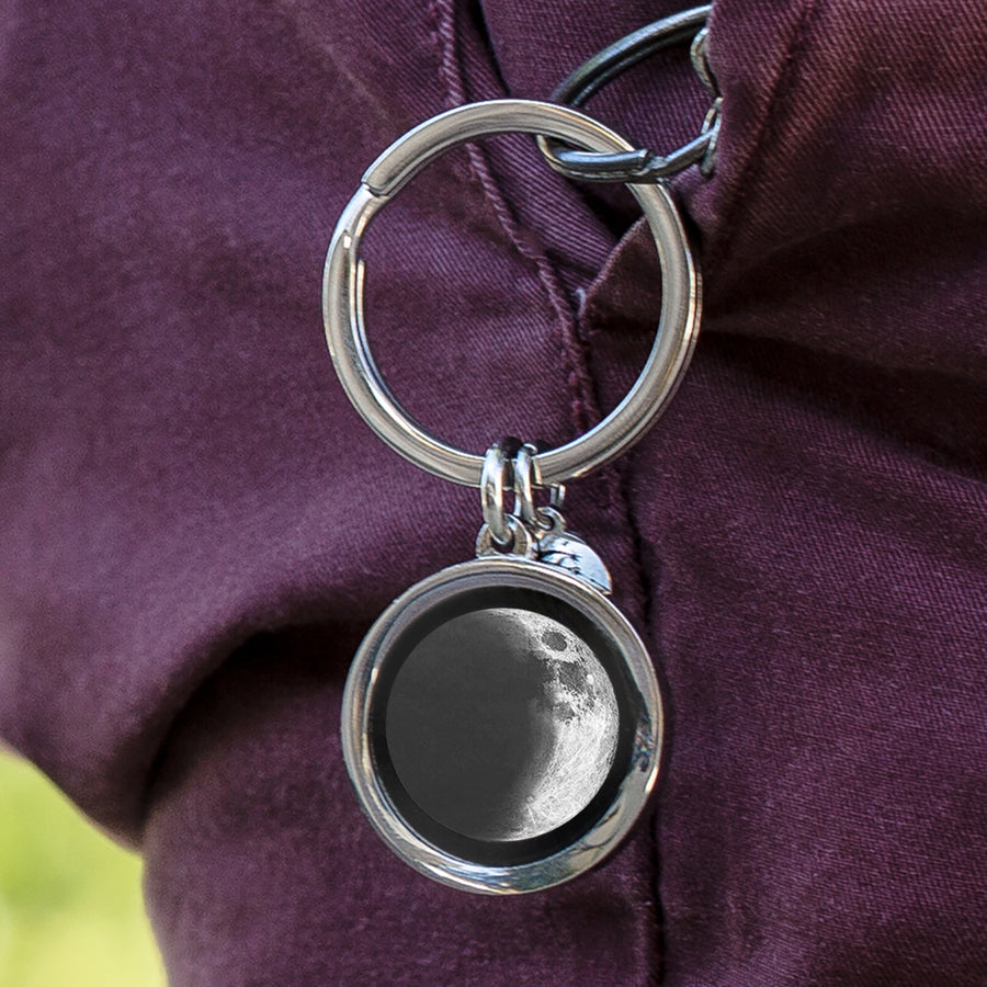 Waxing Crescent III Keychain