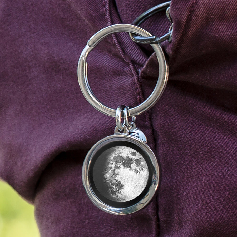 Waxing Gibbous II Keychain