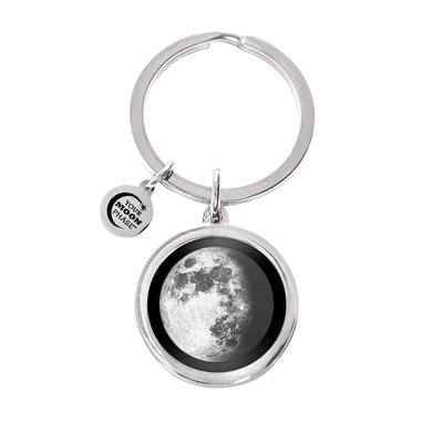 Waxing Gibbous II Keychain