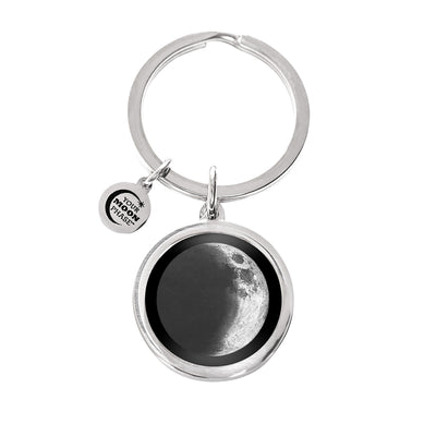 Waxing Crescent III Keychain