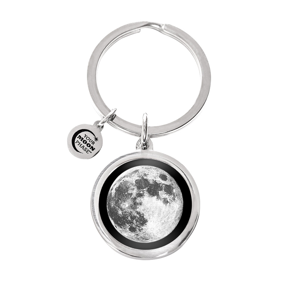 Your Moon Phase Full Moon Keychain