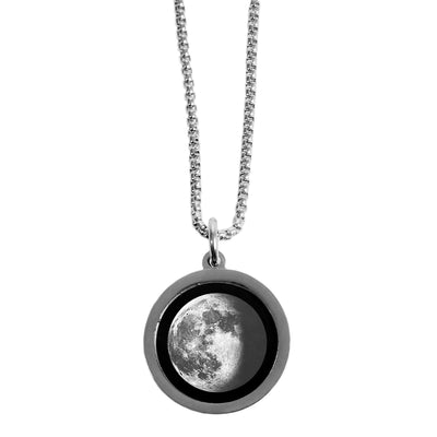 Waning Gibbous III Gravity Necklace