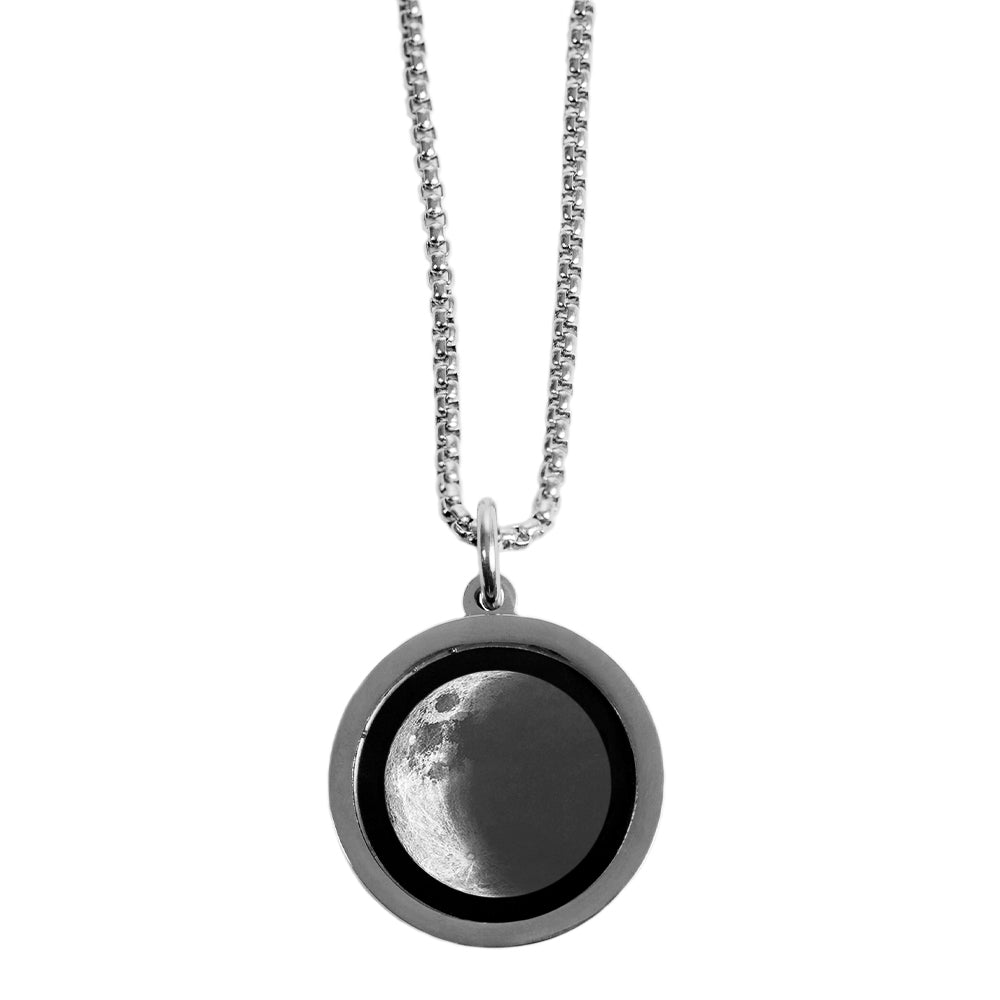 Waxing Crescent III Gravity Necklace