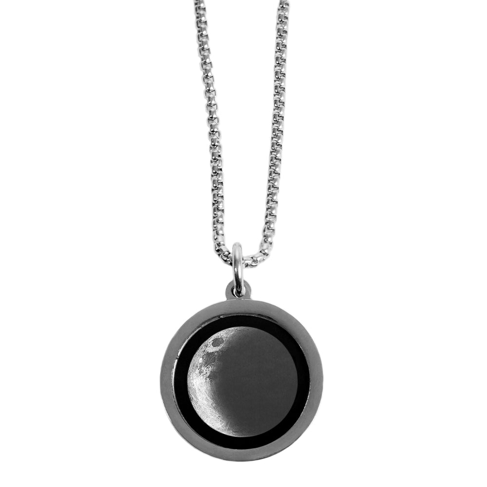 Waxing Crescent II Gravity Necklace
